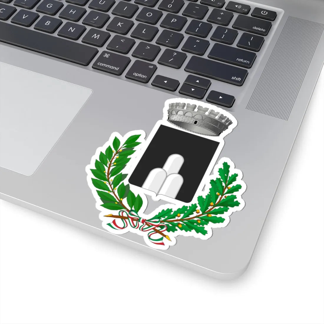 Montecalvo Irpino-Stemma (Italy) (Coat of Arms) STICKER Vinyl Kiss-Cut Decal - The Sticker Space