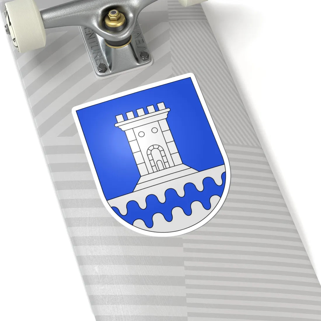 MonteCarasso-coat of arms (Switzerland) (Coat of Arms) STICKER Vinyl Kiss-Cut Decal - The Sticker Space