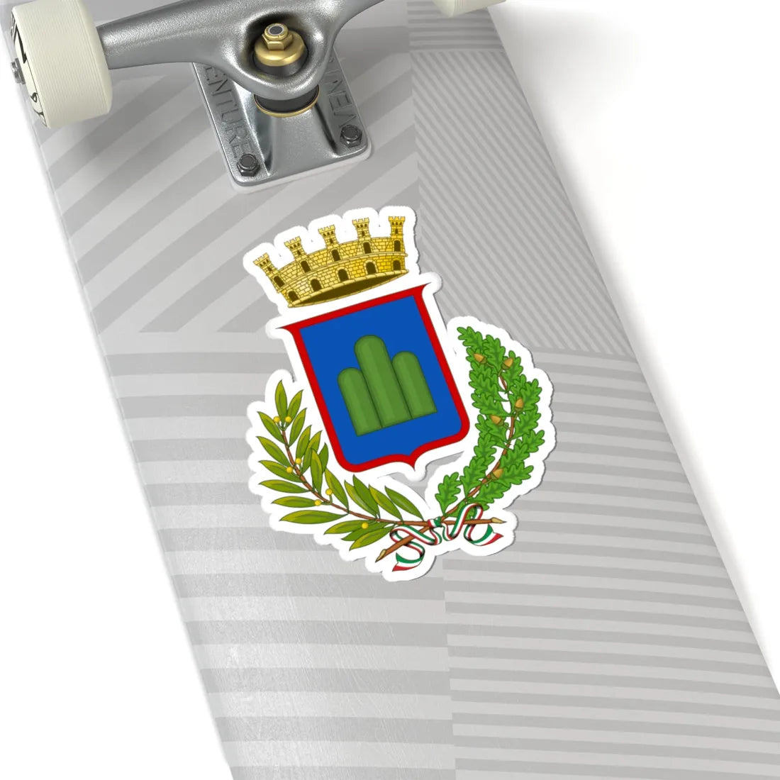 Montecastrilli-Stemma (Italy) (Coat of Arms) STICKER Vinyl Kiss-Cut Decal - The Sticker Space