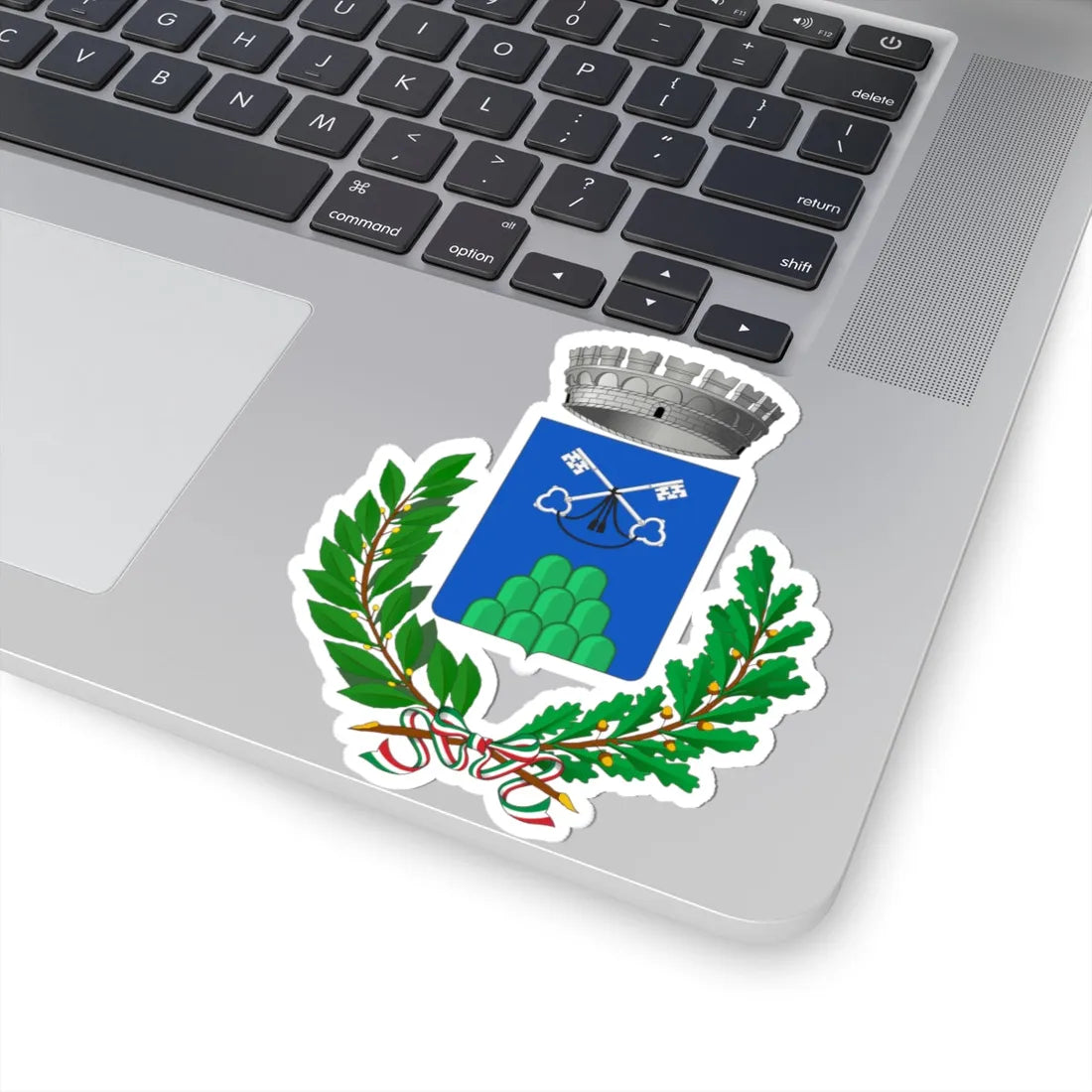 Montedinove-Stemma (Italy) (Coat of Arms) STICKER Vinyl Kiss-Cut Decal - The Sticker Space