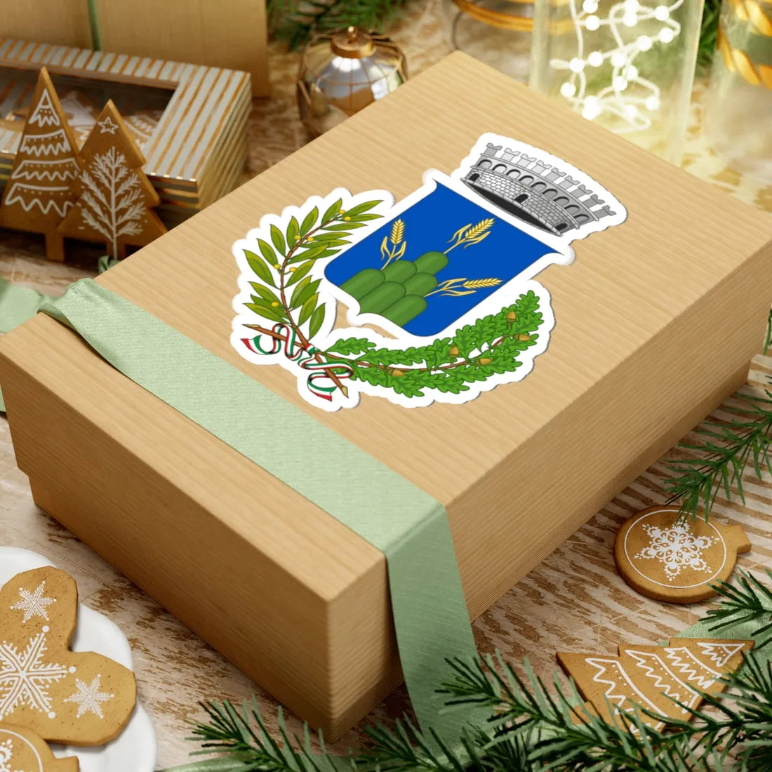 Montegranaro-Stemma (Italy) (Coat of Arms) STICKER Vinyl Kiss-Cut Decal - The Sticker Space