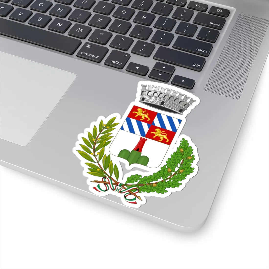 Montelapiano-Stemma (Italy) (Coat of Arms) STICKER Vinyl Kiss-Cut Decal - The Sticker Space