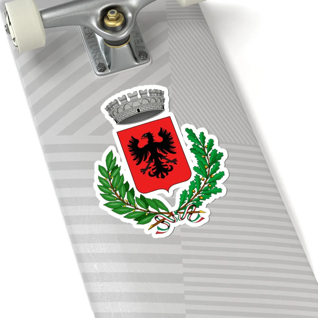 Montelepre-Stemma (Italy) (Coat of Arms) STICKER Vinyl Kiss-Cut Decal - The Sticker Space