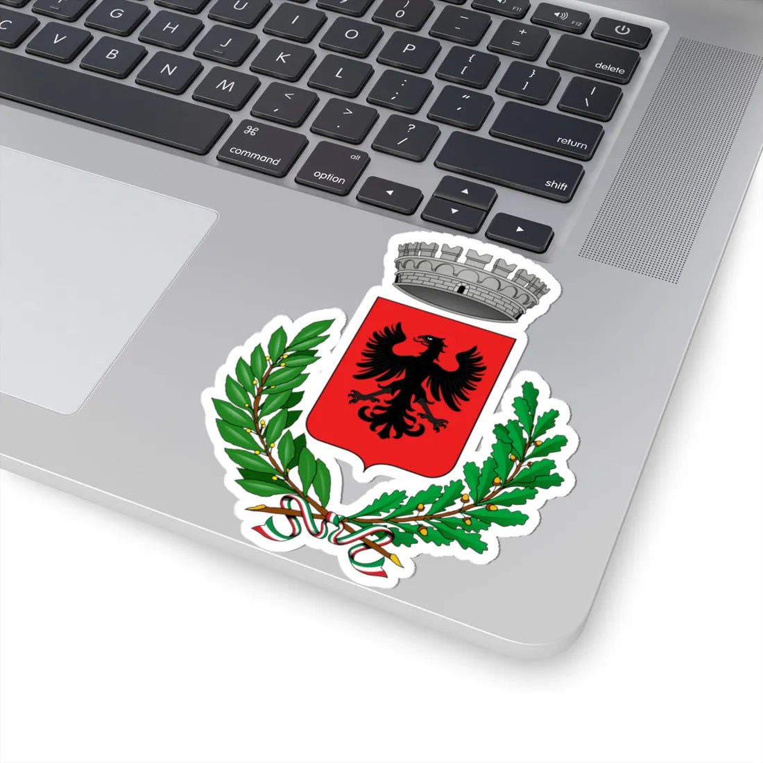 Montelepre-Stemma (Italy) (Coat of Arms) STICKER Vinyl Kiss-Cut Decal - The Sticker Space