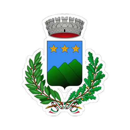 Montella-Stemma (Italy) (Coat of Arms) STICKER Vinyl Kiss-Cut Decal 6 Inch White - The Sticker Space