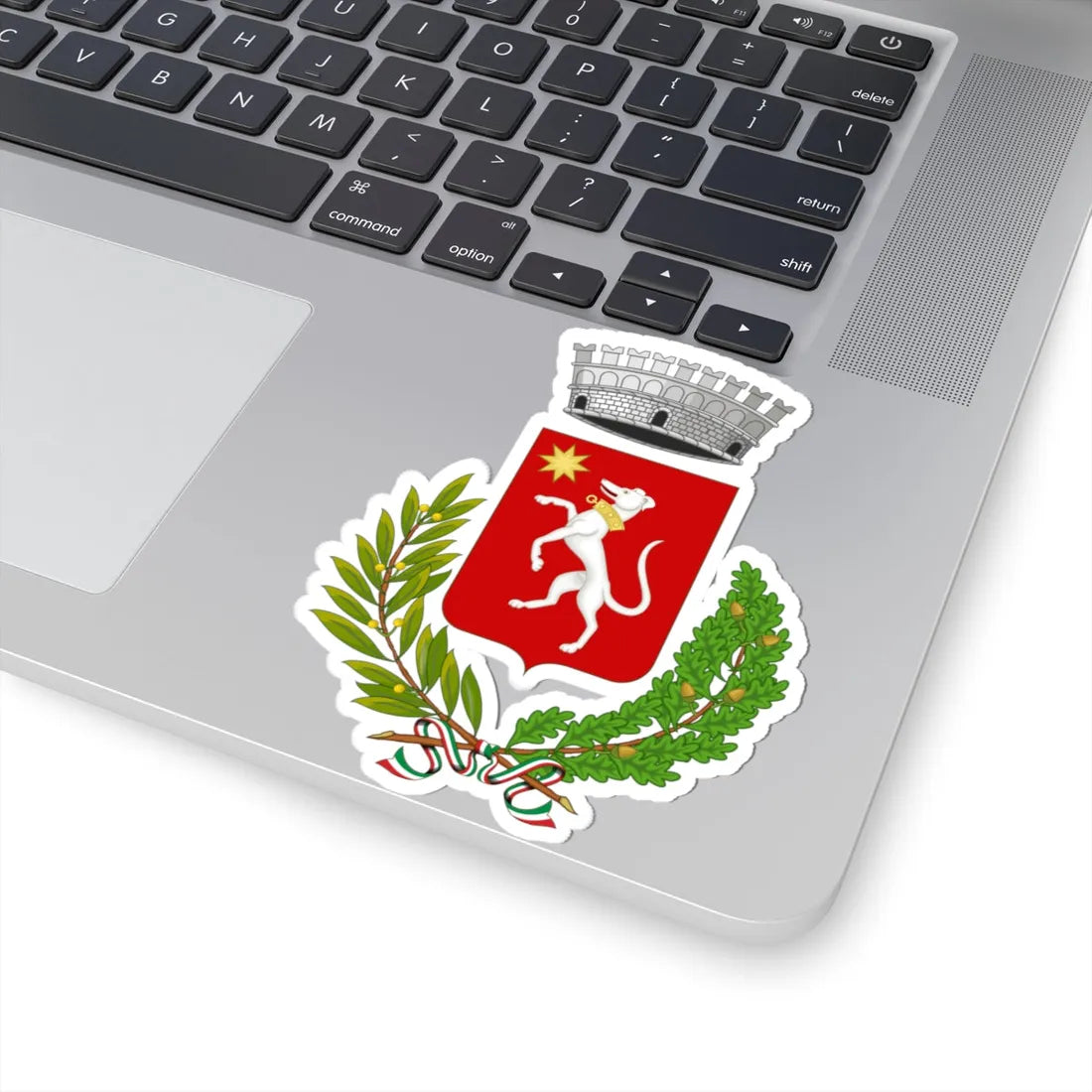 Montemurlo-Stemma (Italy) (Coat of Arms) STICKER Vinyl Kiss-Cut Decal - The Sticker Space