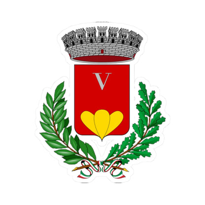 Montemurro-Stemma (Italy) (Coat of Arms) STICKER Vinyl Kiss-Cut Decal 2 Inch White - The Sticker Space