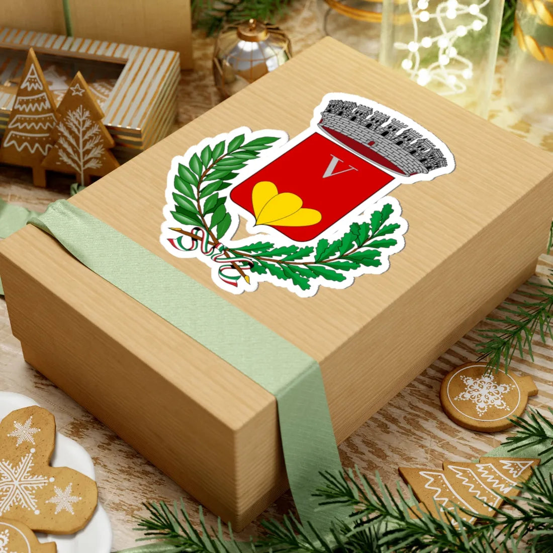 Montemurro-Stemma (Italy) (Coat of Arms) STICKER Vinyl Kiss-Cut Decal - The Sticker Space