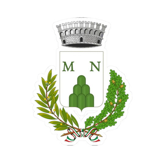 Montenero Val Cocchiara-Stemma (Italy) (Coat of Arms) STICKER Vinyl Kiss-Cut Decal 2 Inch White - The Sticker Space