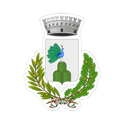 Montepaone-Stemma (Italy) (Coat of Arms) STICKER Vinyl Kiss-Cut Decal 6 Inch White - The Sticker Space