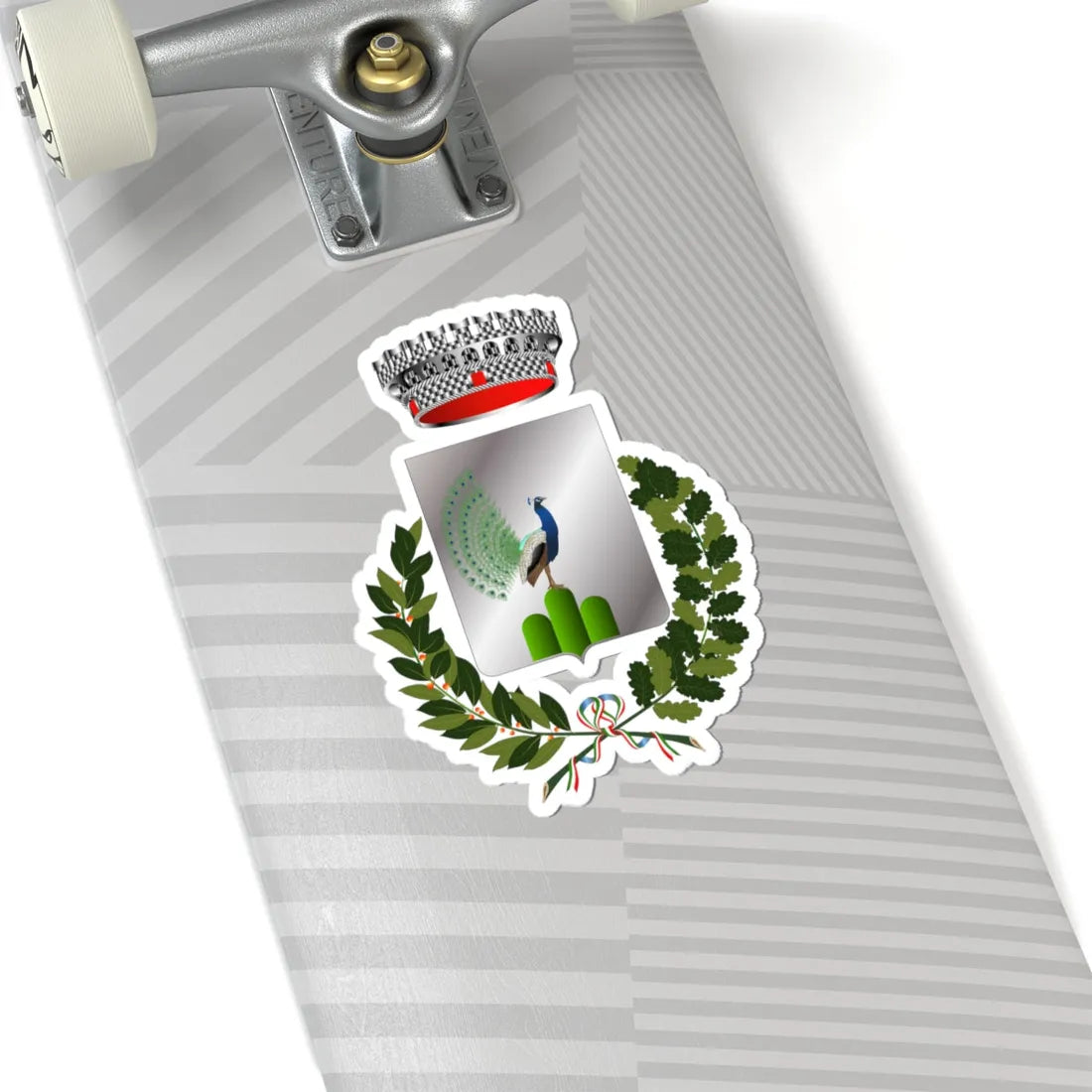 MontepaoneCoA (Italy) (Coat of Arms) STICKER Vinyl Kiss-Cut Decal - The Sticker Space