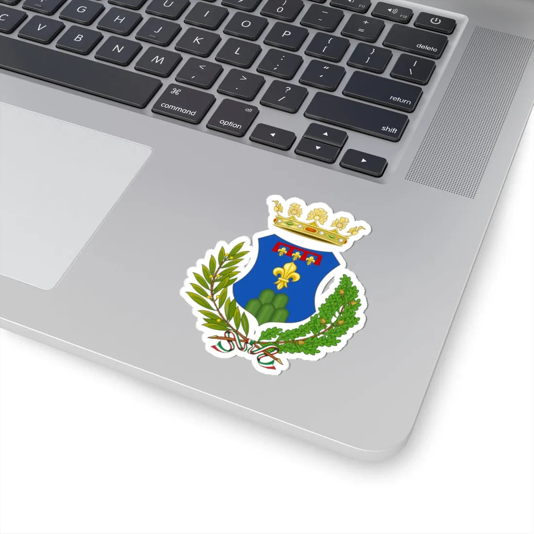 Monteprandone-Stemma (Italy) (Coat of Arms) STICKER Vinyl Kiss-Cut Decal - The Sticker Space