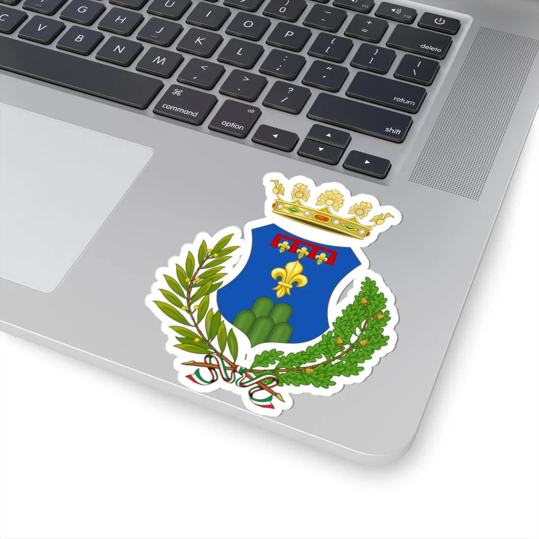 Monteprandone-Stemma (Italy) (Coat of Arms) STICKER Vinyl Kiss-Cut Decal - The Sticker Space
