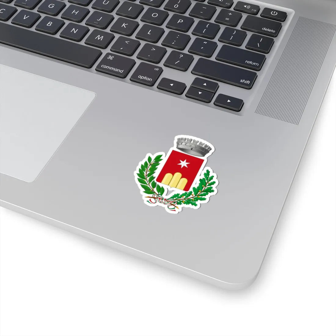 Monteroduni-Stemma (Italy) (Coat of Arms) STICKER Vinyl Kiss-Cut Decal - The Sticker Space