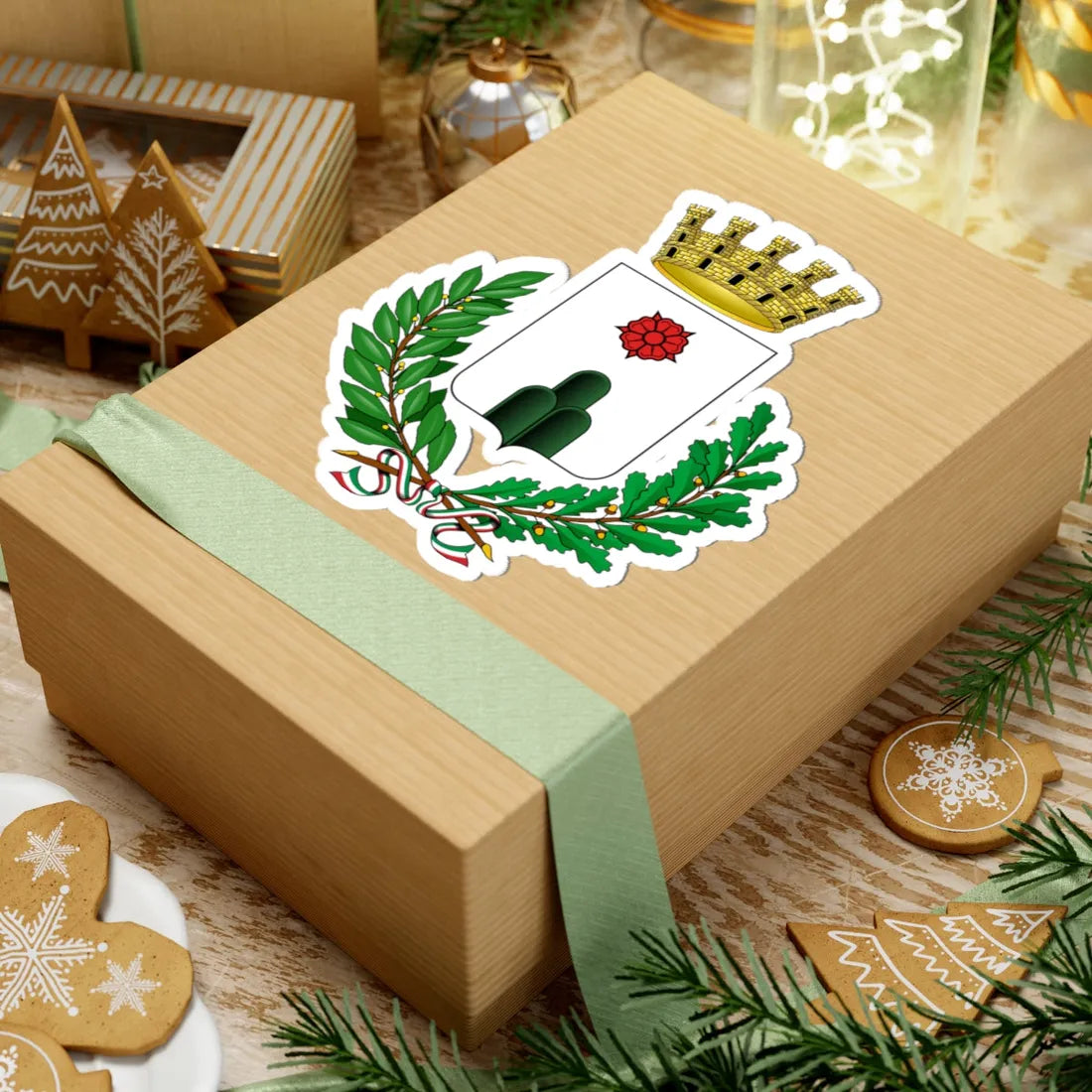 Monterotondo-Stemma (Italy) (Coat of Arms) STICKER Vinyl Kiss-Cut Decal - The Sticker Space