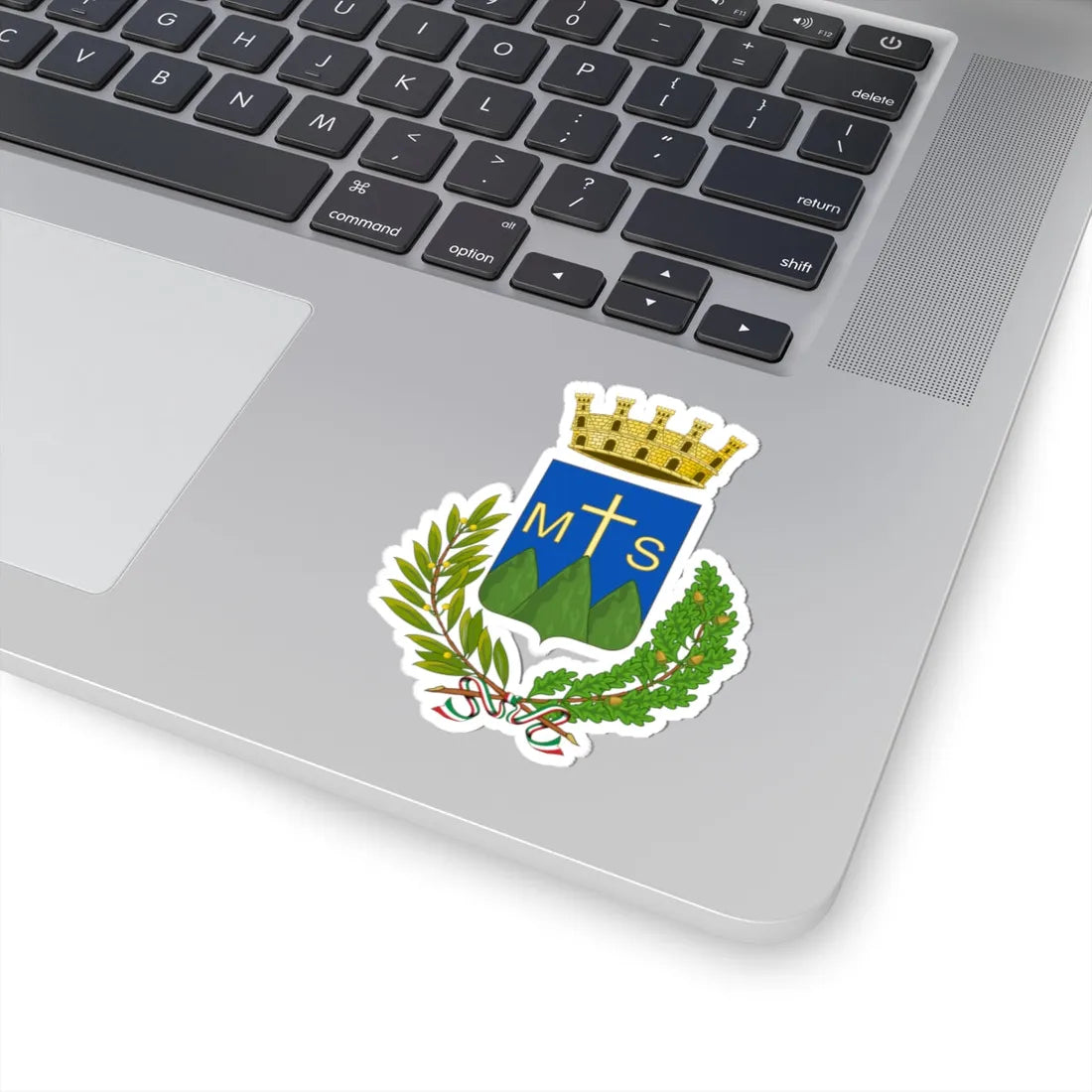 Montesilvano-Stemma (Italy) (Coat of Arms) STICKER Vinyl Kiss-Cut Decal - The Sticker Space