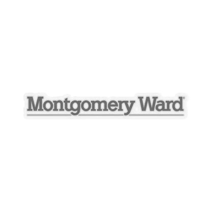Montgomery Ward (Logo) STICKER Vinyl Kiss-Cut Decal 6 Inch Transparent - The Sticker Space