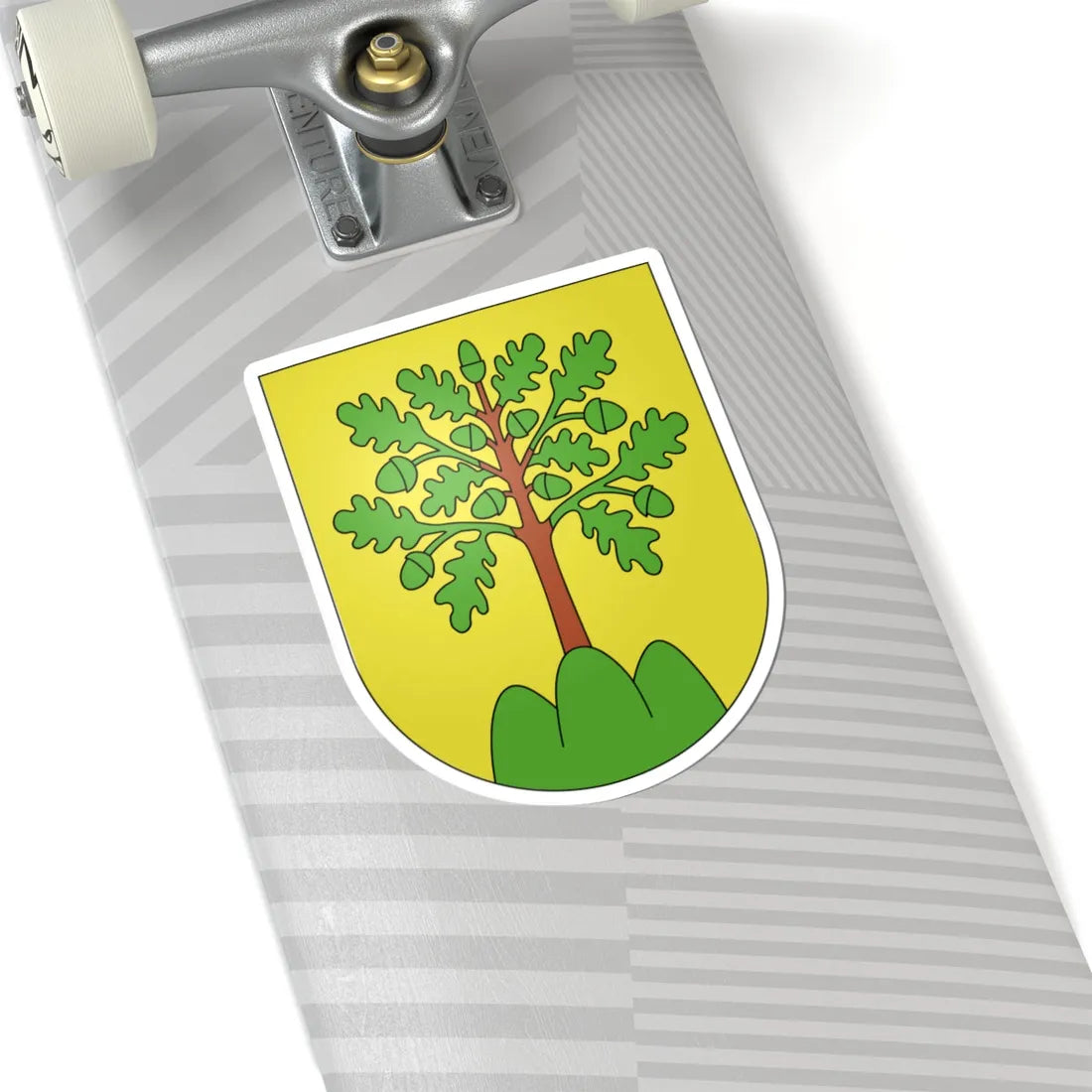 Monthey - Coat of arms (Switzerland) (Coat of Arms) STICKER Vinyl Kiss-Cut Decal - The Sticker Space