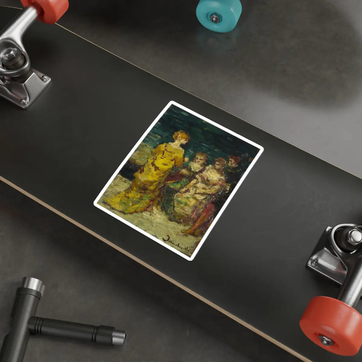 SKU:19773103211508483888 Sticker types:White Shape:Die-Cut Sizes:6" × 6"