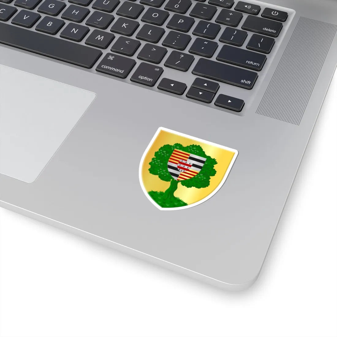 Montigny-le-Tilleul wapen (Belgium) (Coat of Arms) STICKER Vinyl Kiss-Cut Decal - The Sticker Space