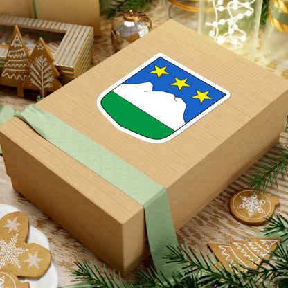 MontNoble-blazon (Switzerland) (Coat of Arms) STICKER Vinyl Kiss-Cut Decal - The Sticker Space