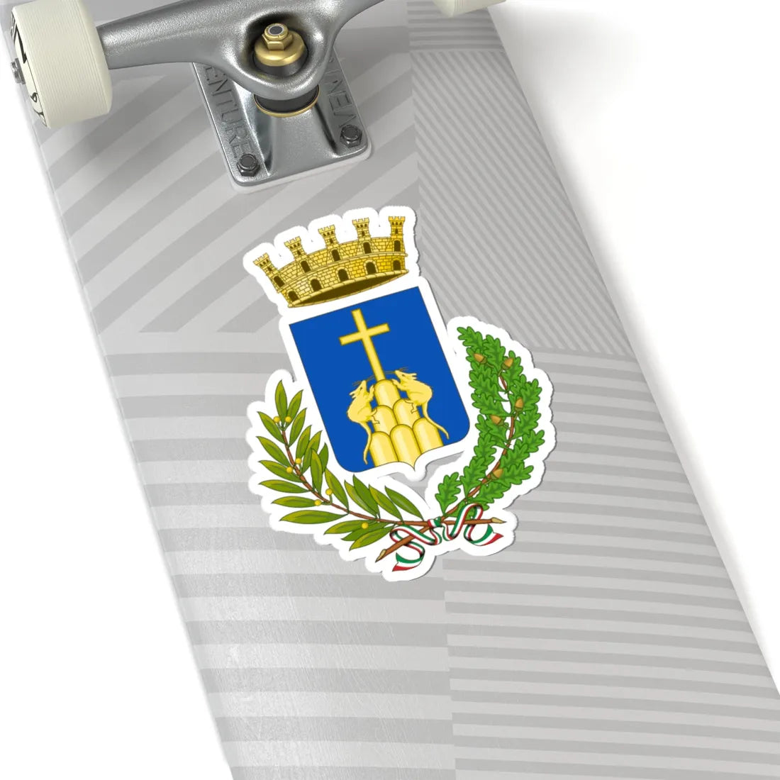 Montopoli in Val dArno-Stemma (Italy) (Coat of Arms) STICKER Vinyl Kiss-Cut Decal - The Sticker Space