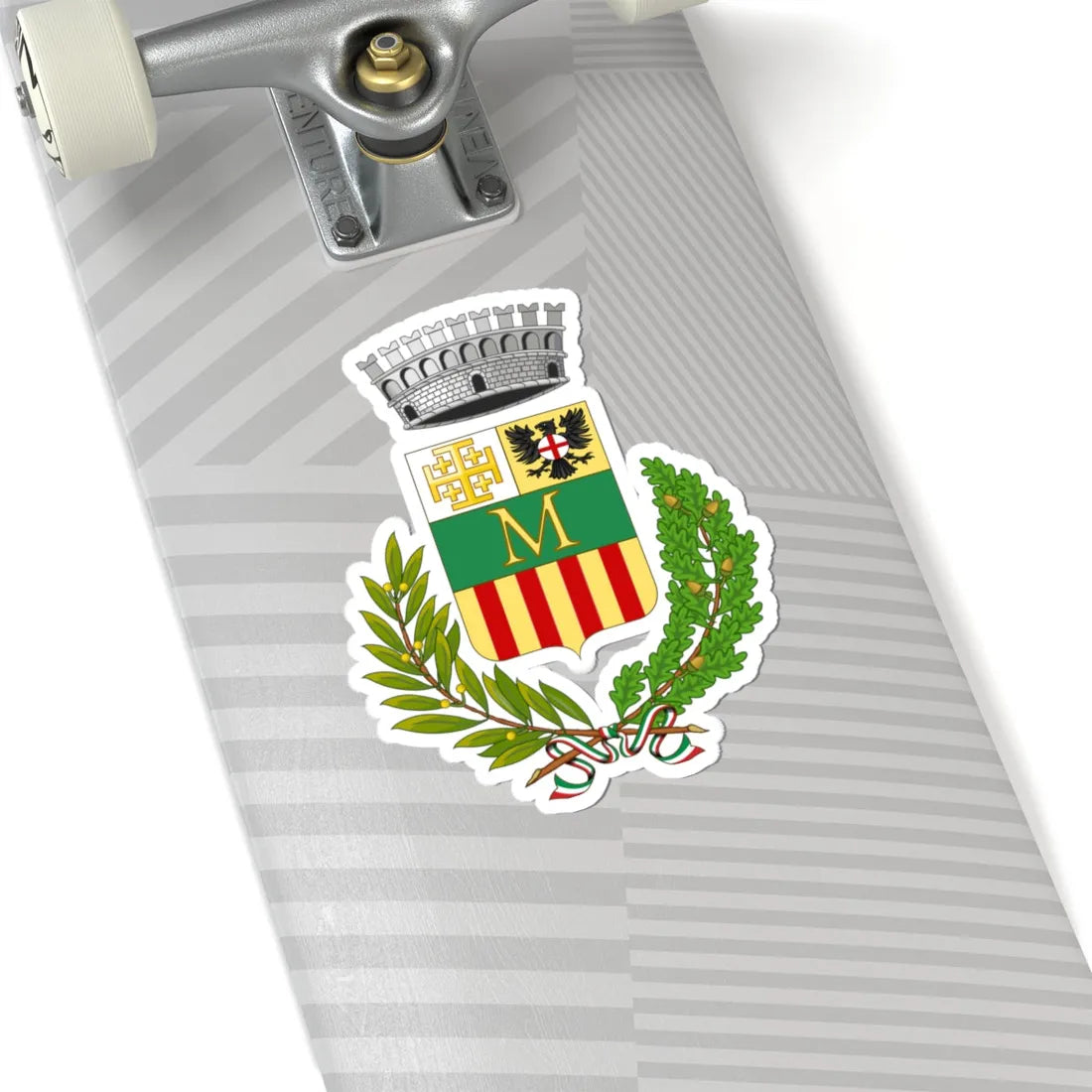 Montresta-Stemma (Italy) (Coat of Arms) STICKER Vinyl Kiss-Cut Decal - The Sticker Space