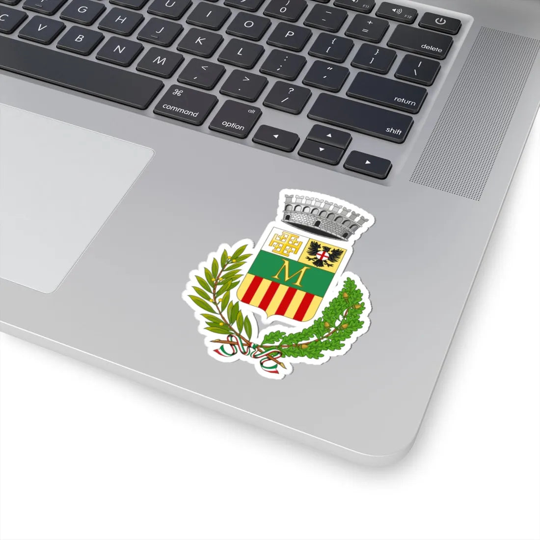 Montresta-Stemma (Italy) (Coat of Arms) STICKER Vinyl Kiss-Cut Decal - The Sticker Space