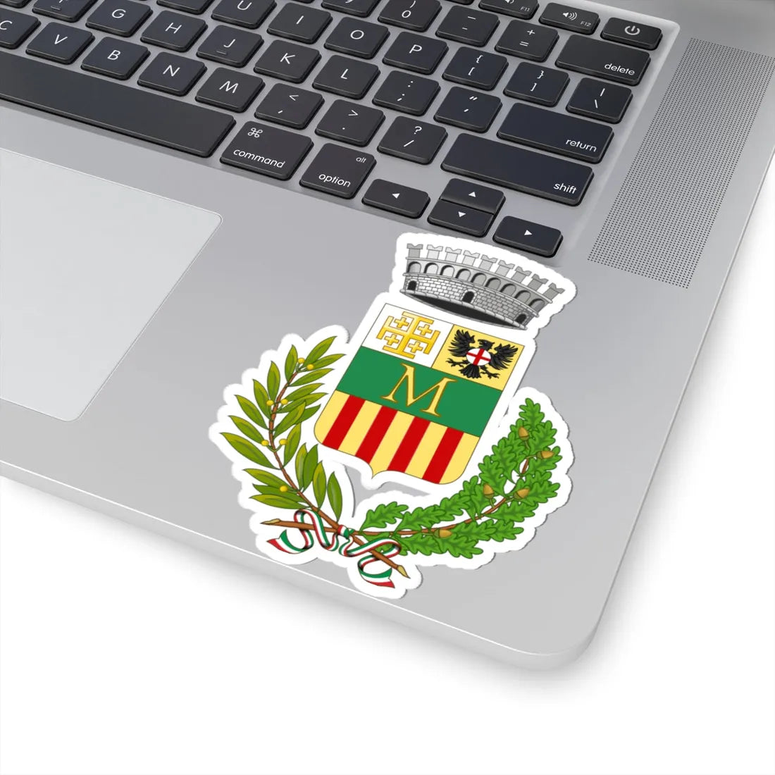 Montresta-Stemma (Italy) (Coat of Arms) STICKER Vinyl Kiss-Cut Decal - The Sticker Space
