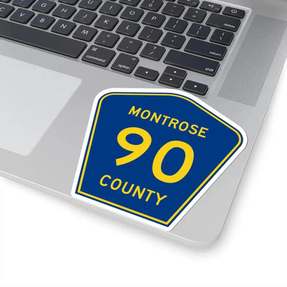Montrose County 90 (Colorado) (Road Sign) STICKER Vinyl Kiss-Cut Decal - The Sticker Space