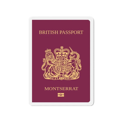 Montserrat Passport - Refrigerator Magnet - The Sticker Space