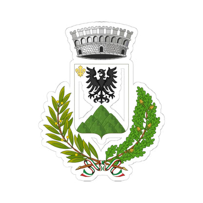 Monzuno-Stemma (Italy) (Coat of Arms) STICKER Vinyl Kiss-Cut Decal 6 Inch White - The Sticker Space