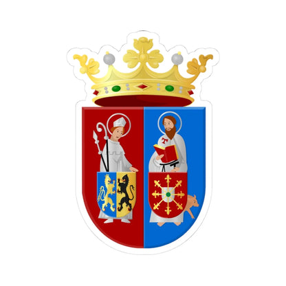 Mook en Middelaar wapen 1990 (Netherlands) (Coat of Arms) STICKER Vinyl Kiss-Cut Decal 3 Inch White - The Sticker Space