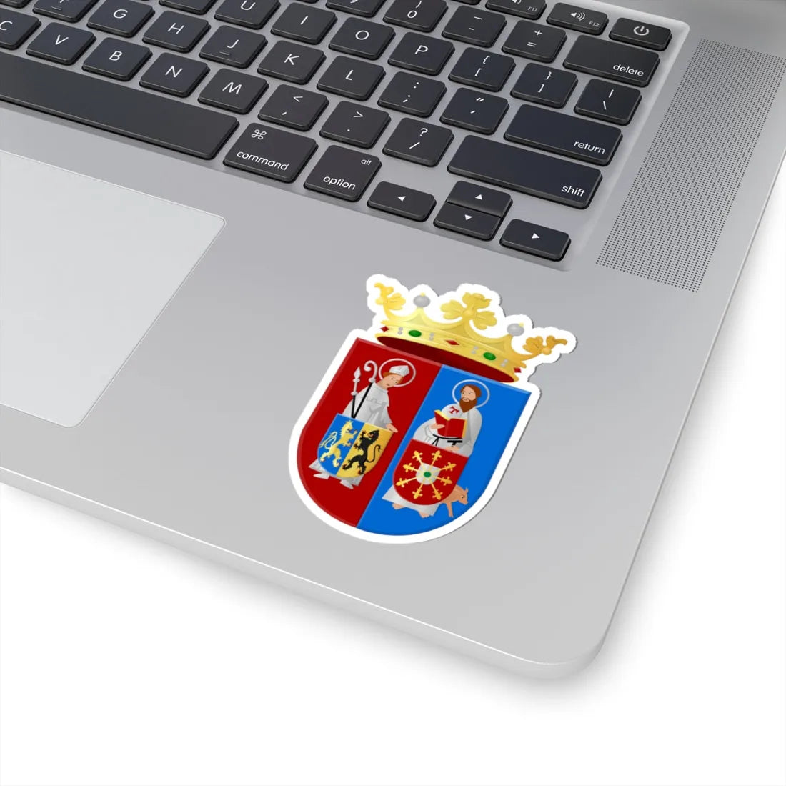 Mook en Middelaar wapen 1990 (Netherlands) (Coat of Arms) STICKER Vinyl Kiss-Cut Decal - The Sticker Space