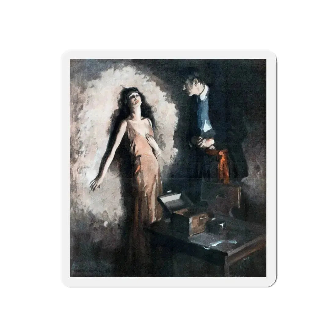 Moon of Delight (Pt. 1-1), McCall's, August 1930 (Magazine Illustration) Refrigerator Magnet - The Sticker Space