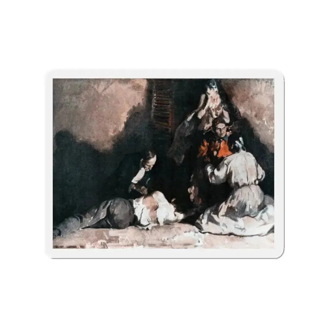 Moon of Delight (Pt. 1-2), McCall's, August 1930 (Magazine Illustration) Refrigerator Magnet 2 Inch - The Sticker Space