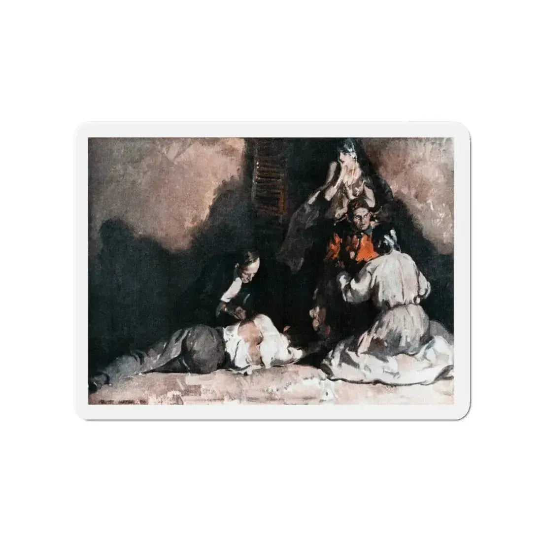 Moon of Delight (Pt. 1-2), McCall's, August 1930 (Magazine Illustration) Refrigerator Magnet 3 Inch - The Sticker Space