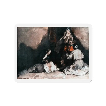 Moon of Delight (Pt. 1-2), McCall's, August 1930 (Magazine Illustration) Refrigerator Magnet 3 Inch - The Sticker Space