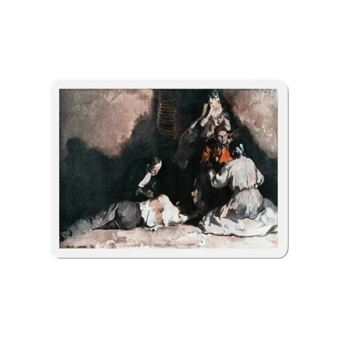 Moon of Delight (Pt. 1-2), McCall's, August 1930 (Magazine Illustration) Refrigerator Magnet 5 Inch - The Sticker Space