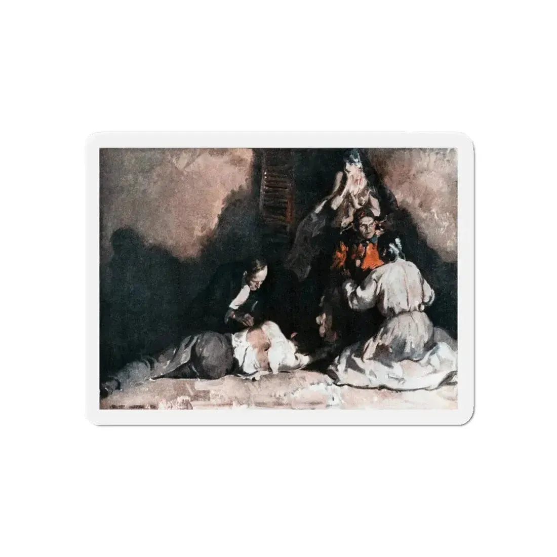 Moon of Delight (Pt. 1-2), McCall's, August 1930 (Magazine Illustration) Refrigerator Magnet 6 Inch - The Sticker Space