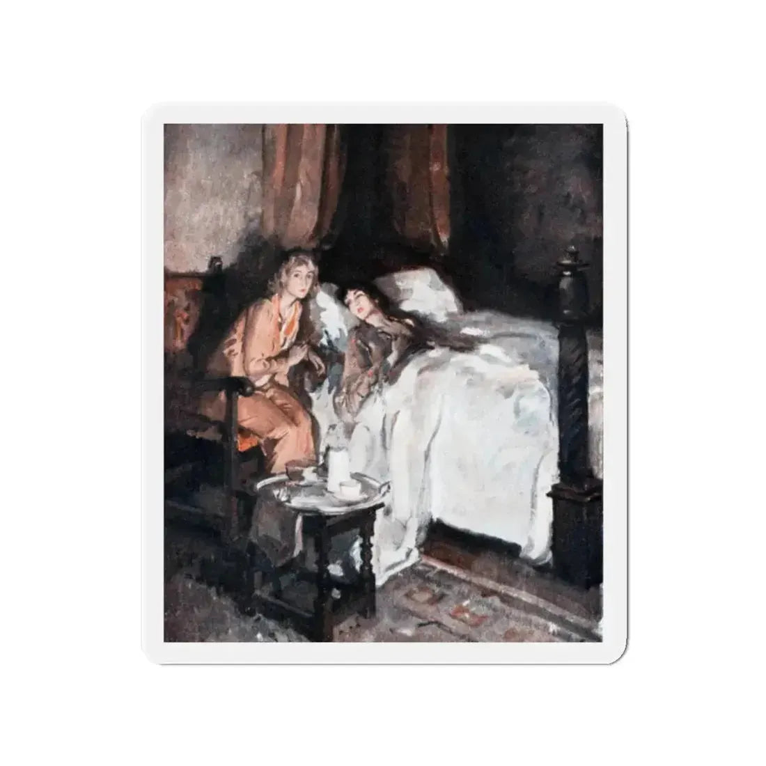 Moon of Delight (Pt. 1-3), McCall's, August 1930 (Magazine Illustration) Refrigerator Magnet 2 Inch - The Sticker Space