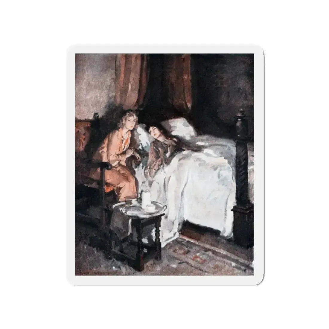 Moon of Delight (Pt. 1-3), McCall's, August 1930 (Magazine Illustration) Refrigerator Magnet 3 Inch - The Sticker Space