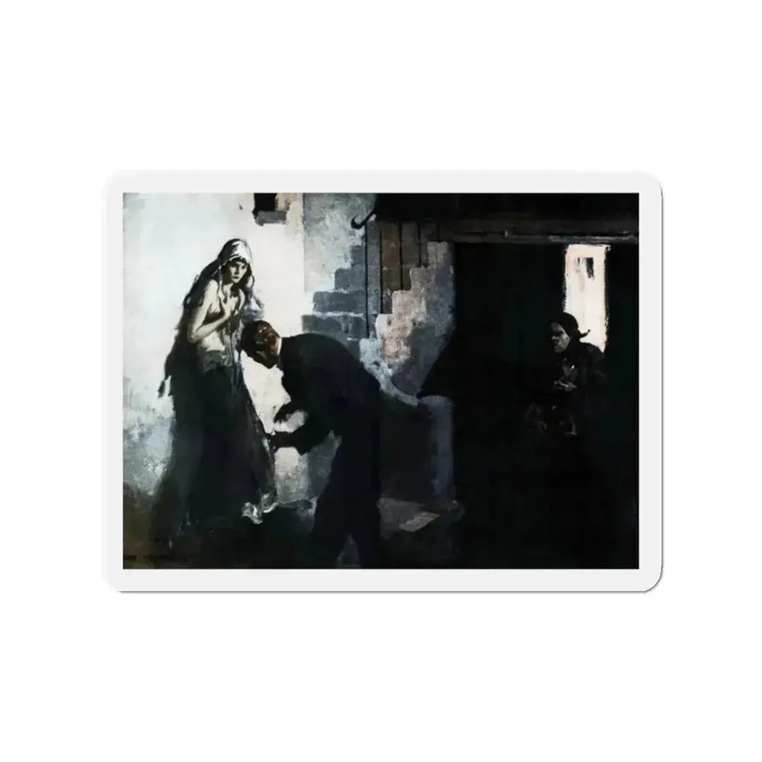 Moon of Delight (Pt. 2-1), McCall's, September 1930 (Magazine Illustration) Refrigerator Magnet 2 Inch - The Sticker Space