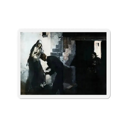 Moon of Delight (Pt. 2-1), McCall's, September 1930 (Magazine Illustration) Refrigerator Magnet 2 Inch - The Sticker Space