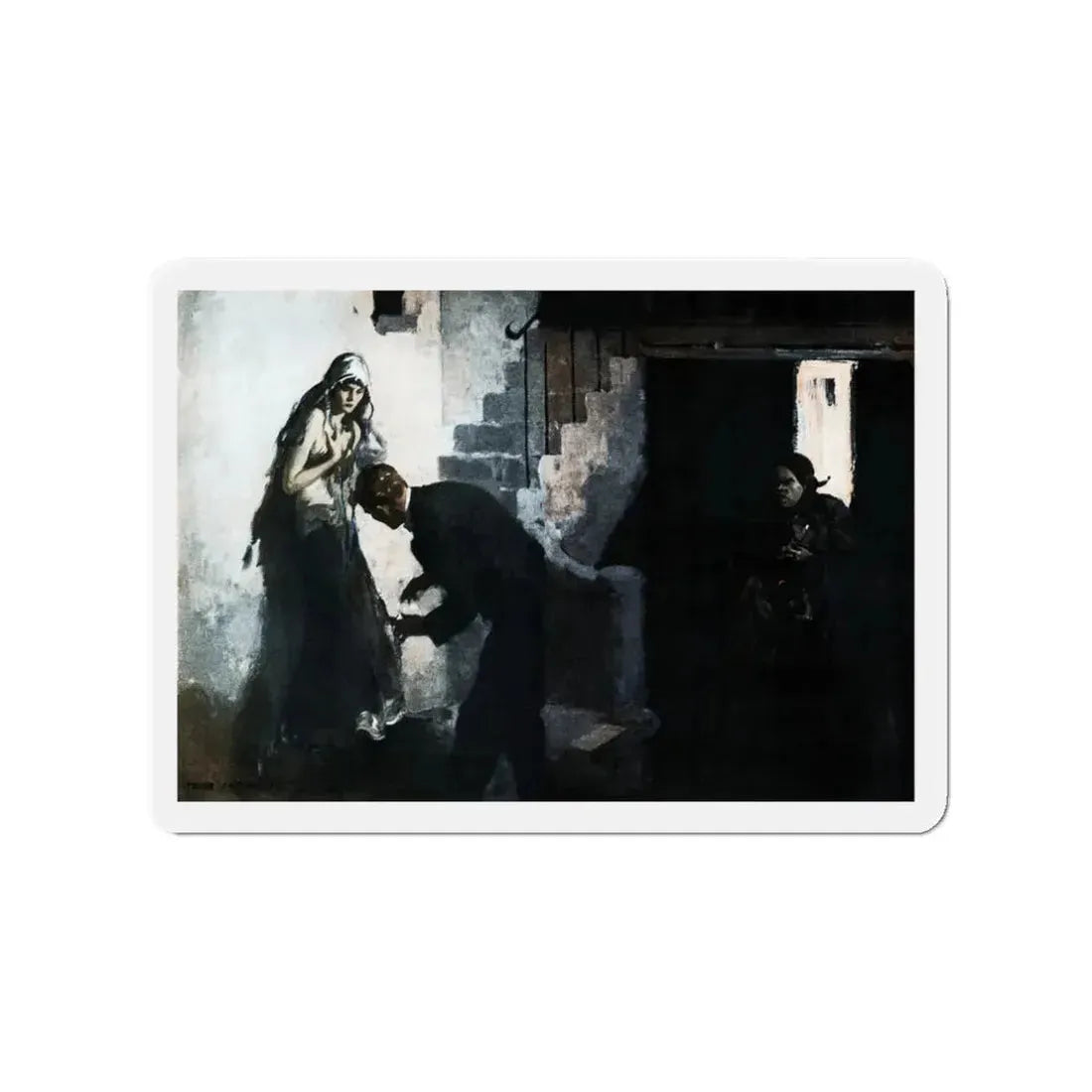 Moon of Delight (Pt. 2-1), McCall's, September 1930 (Magazine Illustration) Refrigerator Magnet - The Sticker Space