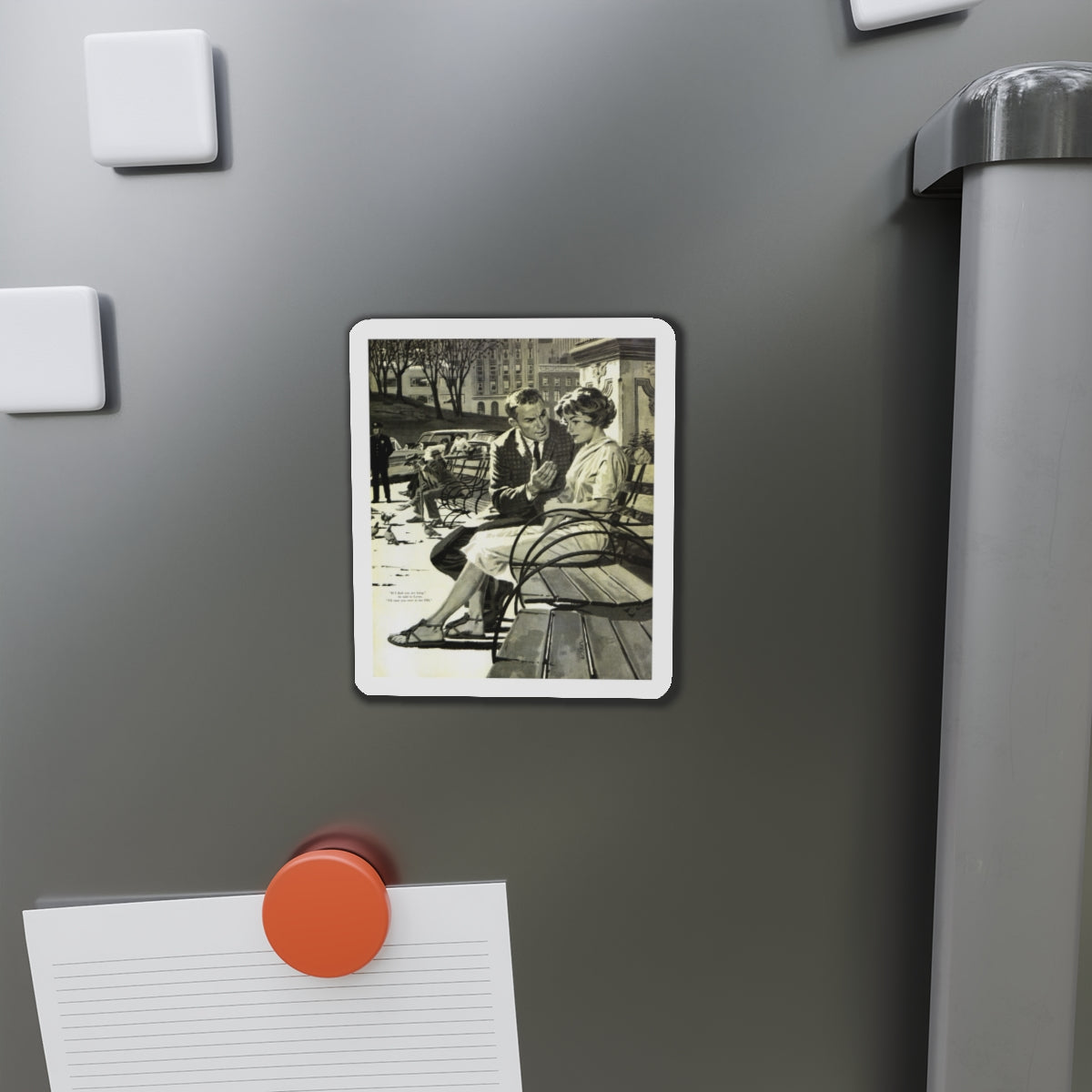 Moon Pilot, Saturday Evening Post, March 26, 1960 (Magazine Illustration) Refrigerator Magnet-The Sticker Space