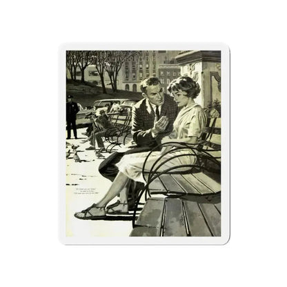 Moon Pilot, Saturday Evening Post, March 26, 1960 (Magazine Illustration) Refrigerator Magnet 5 Inch Die-Cut - The Sticker Space