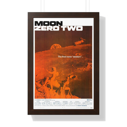 MOON ZERO TWO 1969 - Framed Movie Poster-16″ x 24″-The Sticker Space