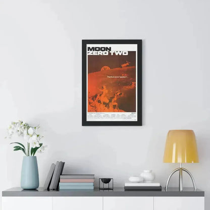 MOON ZERO TWO 1969 - Framed Movie Poster - The Sticker Space