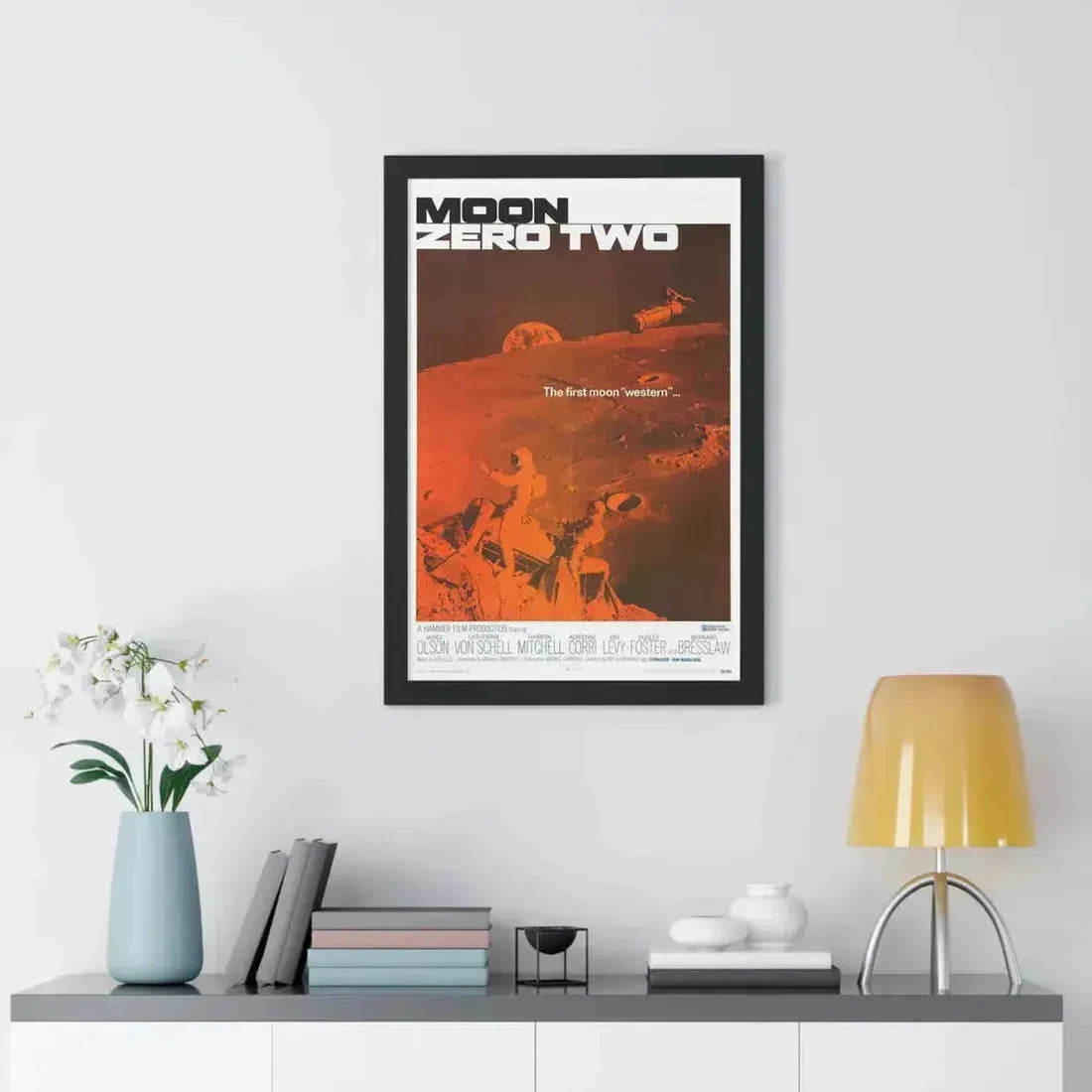 MOON ZERO TWO 1969 - Framed Movie Poster - The Sticker Space